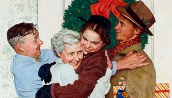 Christmas with the family - Normal Rockwell