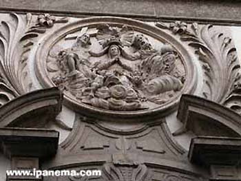 medallionatchurchofnossasenhoradosmercadoresriodejaneirobrazil