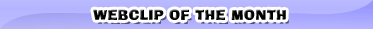 Webclip of the Month