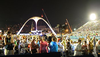 Apotheosis Square at the Sambodromo Marques de Sapucai